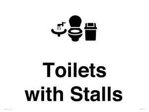 Toilets: Stalls and Wash Basin with Sanitary Bin